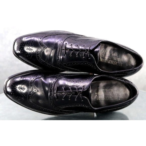 Bostonian Footsaver Men\'s Wingtip Dress Shoes Size 10.5 D Black Made in USA main image 9